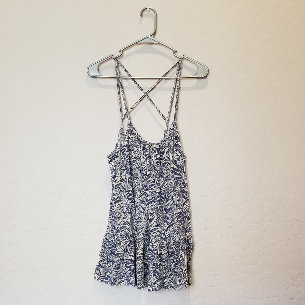 En Creme Flowy Tank